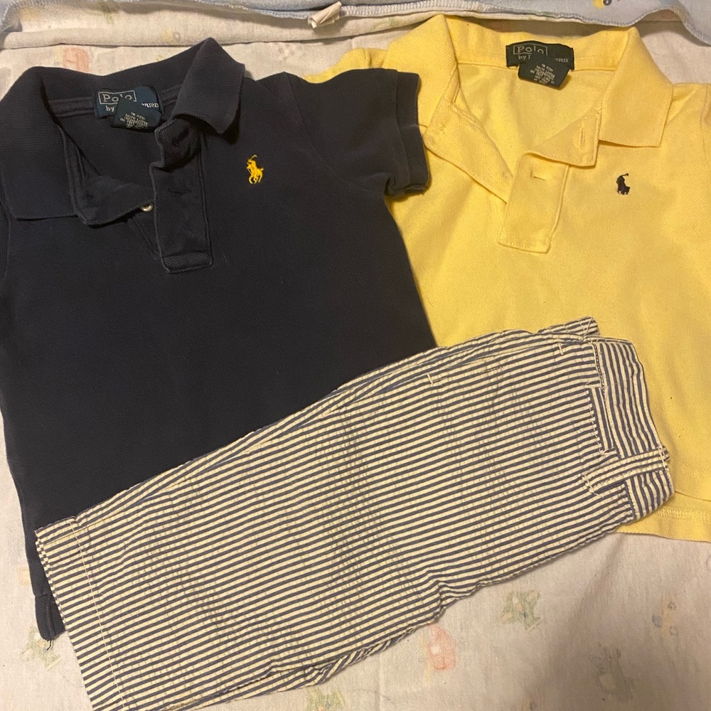 Boys size 9 month Ralph Lauren outfit